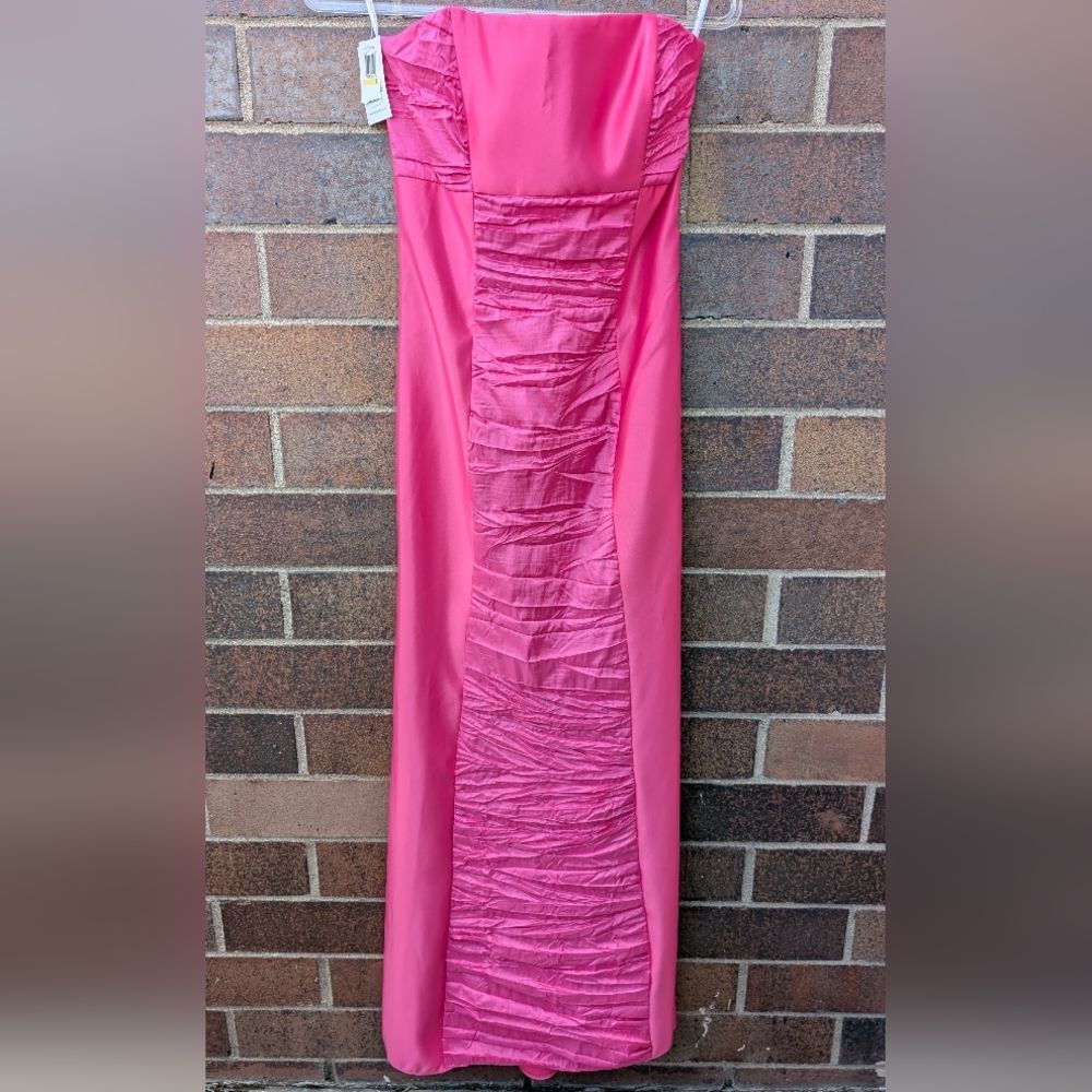 Pink Strapless Jessica McClintock Size 7 Y2K